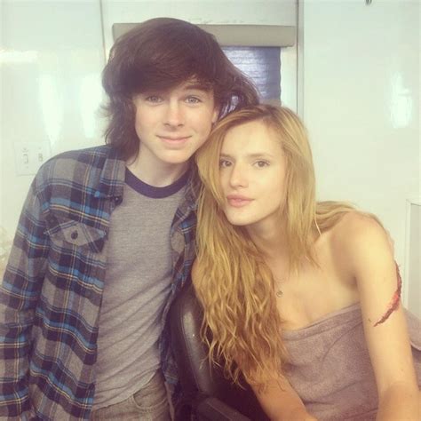is chandler riggs dating bella thorne
